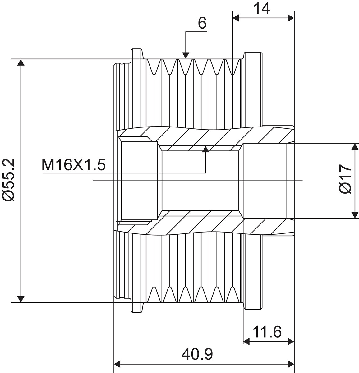 FREE WHEEL PULLEY_588005_03