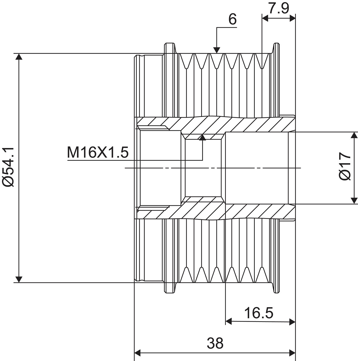 FREE WHEEL PULLEY_588006_03