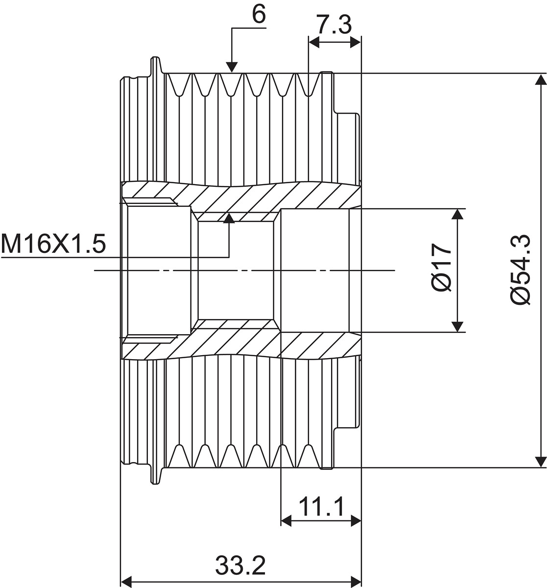 FREE WHEEL PULLEY_588015_03