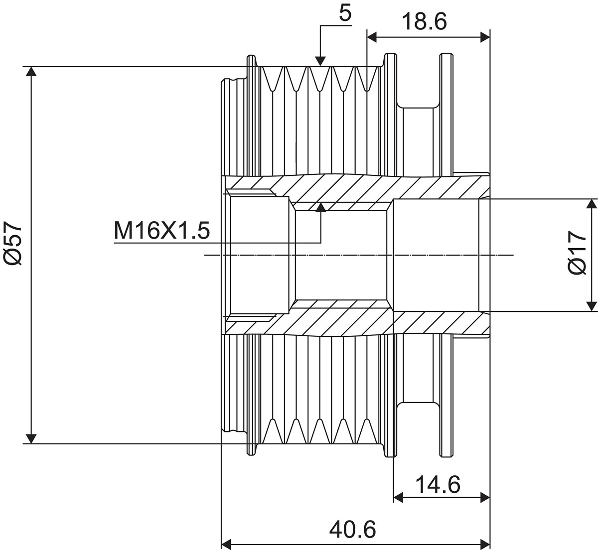 FREE WHEEL PULLEY_588043_03