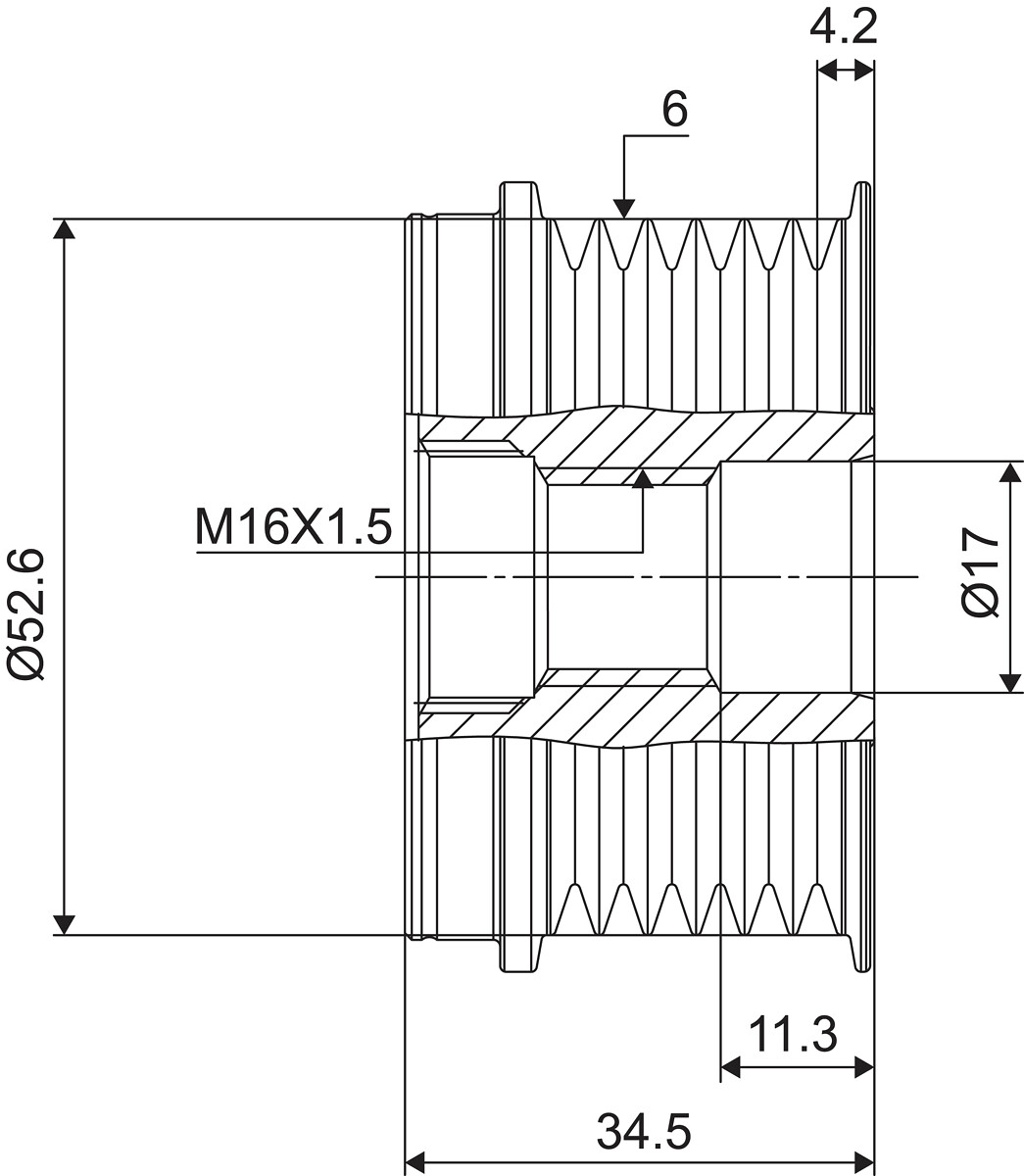 FREE WHEEL PULLEY_588074_03