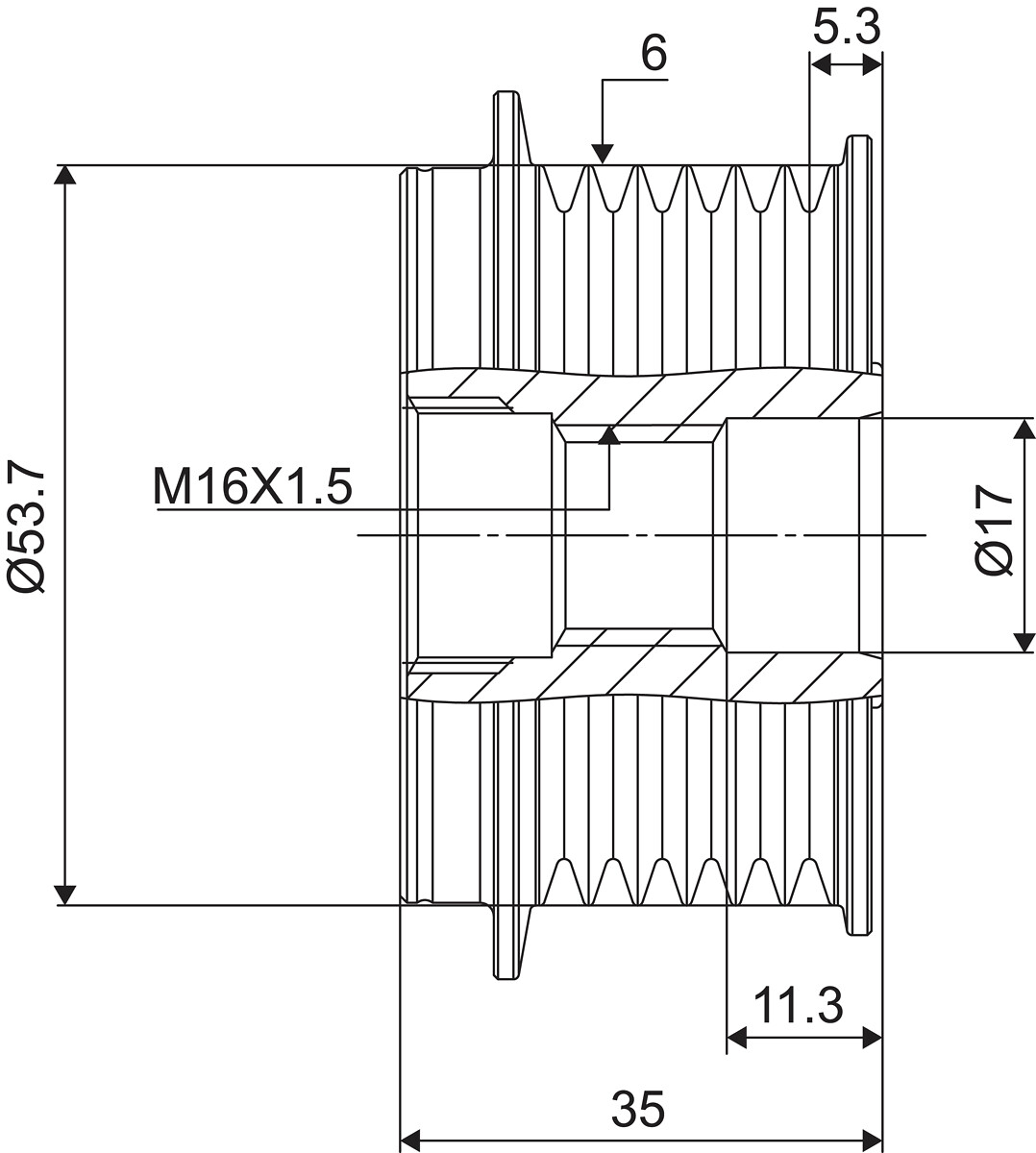 FREE WHEEL PULLEY_588080_03