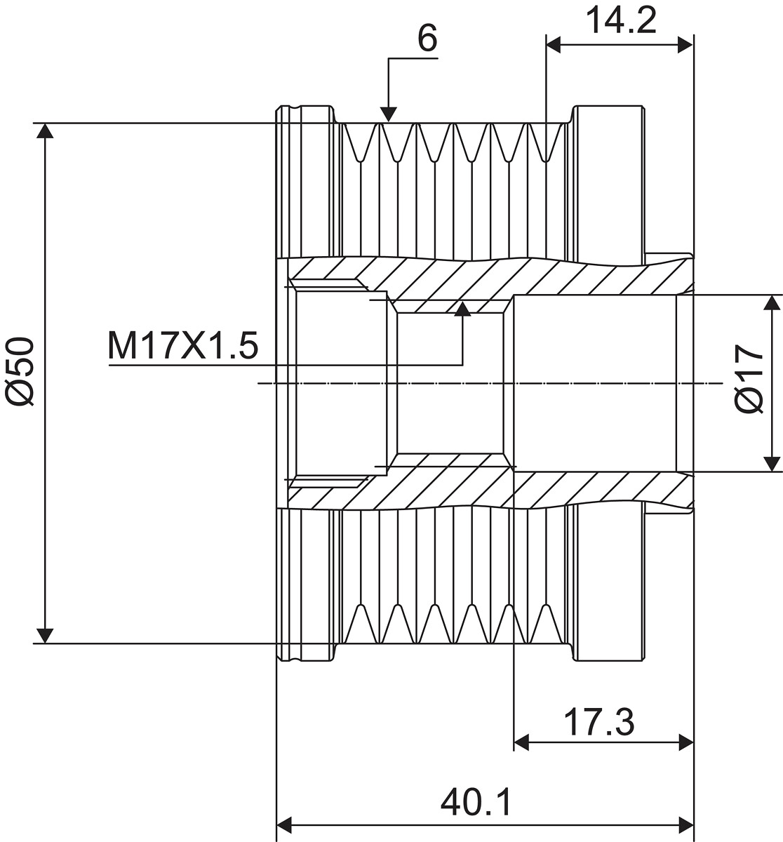 FREE WHEEL PULLEY_588081_03