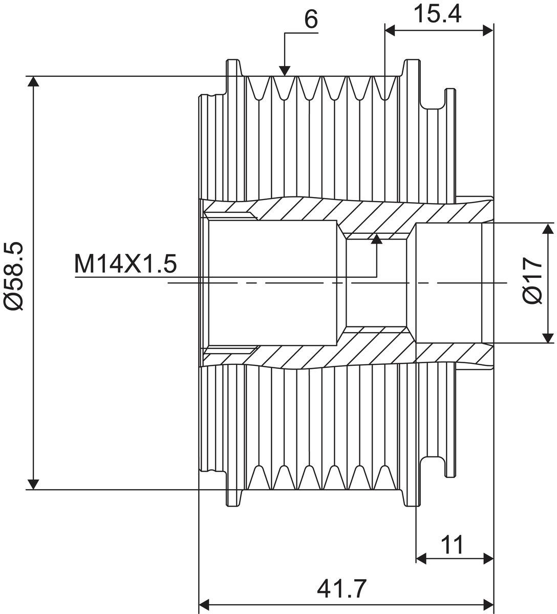 FREE WHEEL PULLEY_588091_03